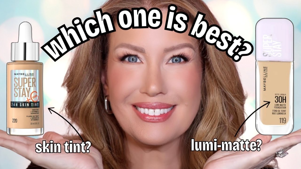 Maybelline Superstay Battle: Skin Tint or Lumi-Matte? (Review + All Day Wear Test)