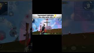 || TOURNAMENT HIGHLIGHTS SENCE POV RUSHER FREE FIRE INDIA 🇮🇳🏆 ❤️ ||