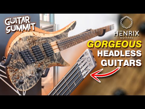 جيتارات رائعة بدون رأس بتصميم عصري من HENRIX Guitars في مؤتمر Guitar Summit 2025