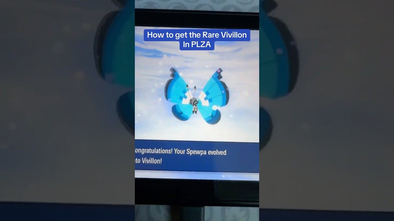 Как получить Редкого Синего Вивийона в Pokemon Legends ZA 