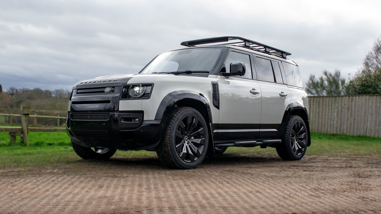 Custom Crayon Grey Land Rover Defender | Land Rover Coventry - YouTube