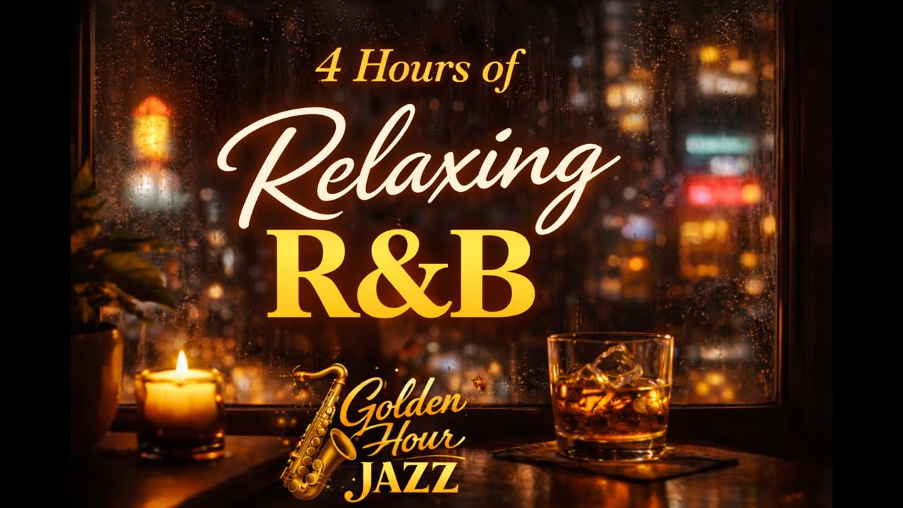 4 Hours of Relaxing R&B 🌙 Smooth Late Night Vibes | Golden Hour Jazz