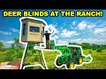 Building TOWER BLIND Deer Stands at the ABANDONED RANCH!!!