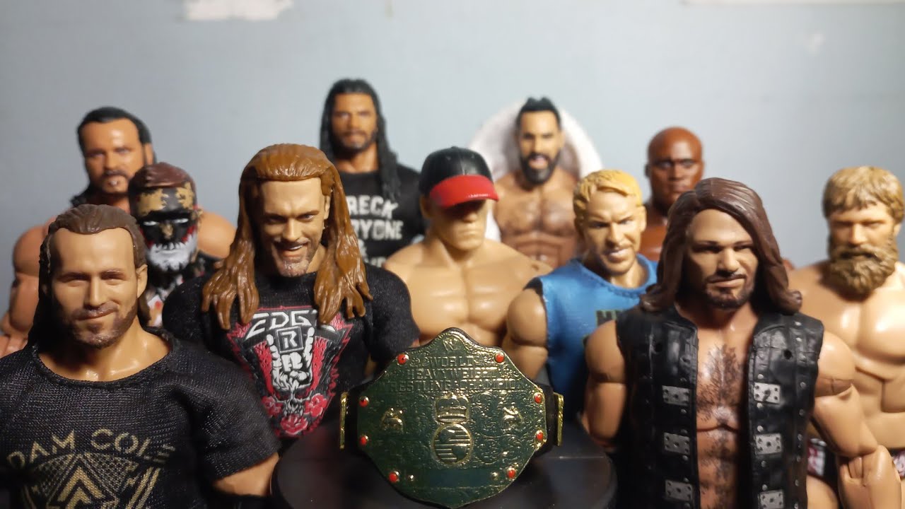 WWE Stop Motion | Multi Man Elimination World Title Match