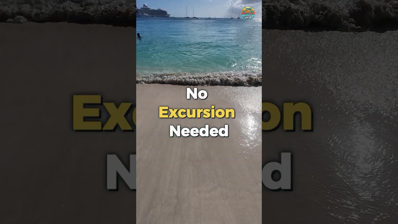 The Easiest Beach Day From A Cruise Ship