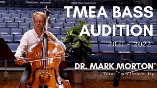 TMEA BASS AUDITION - Excerpts 1 - 3
