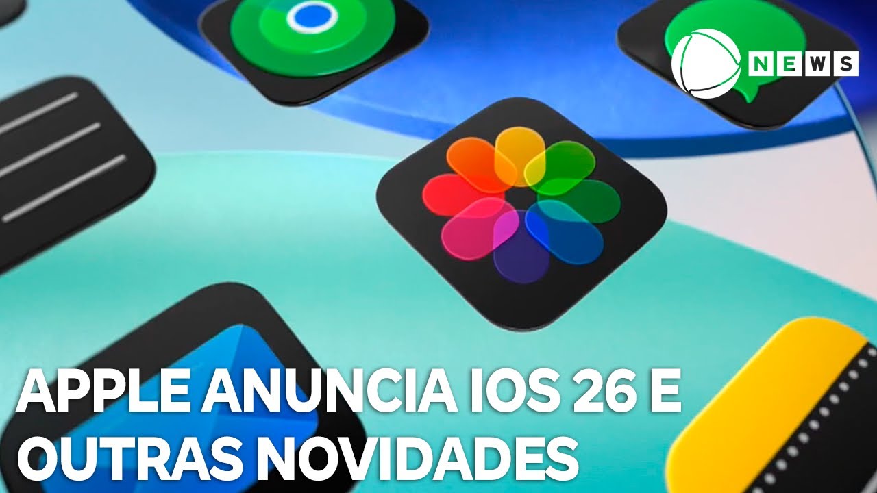 Apple anuncia iOS 26 e outras novidades para iPhone - YouTube
