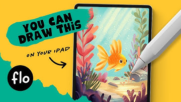 Draw a Happy Goldfish in Procreate – Step-by-Step Easy Tutorial for Beginners