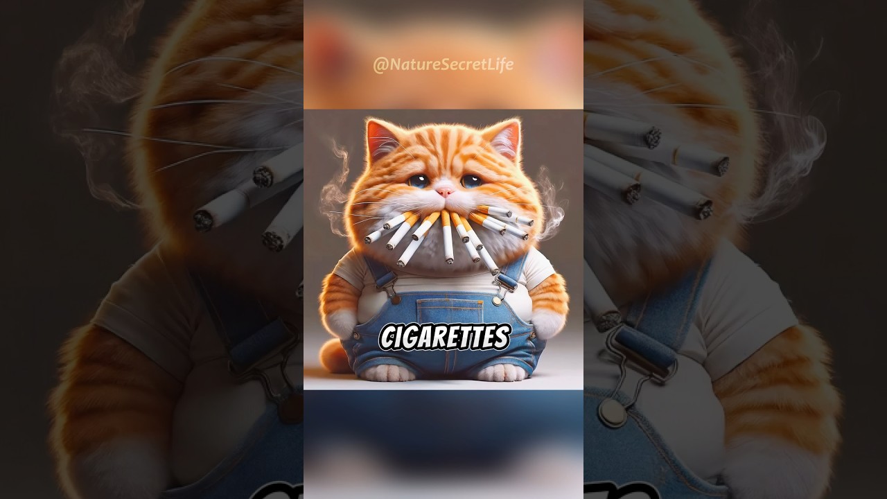 Fat Orange Shocking Smoking Habit Gone Wrong 🚬😷 