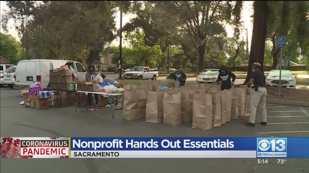 Nonprofit Hands Out Essentials