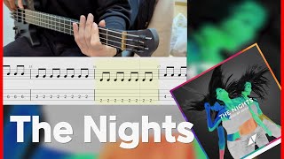Avicii - The Nights [Bass cover] ( Tab)