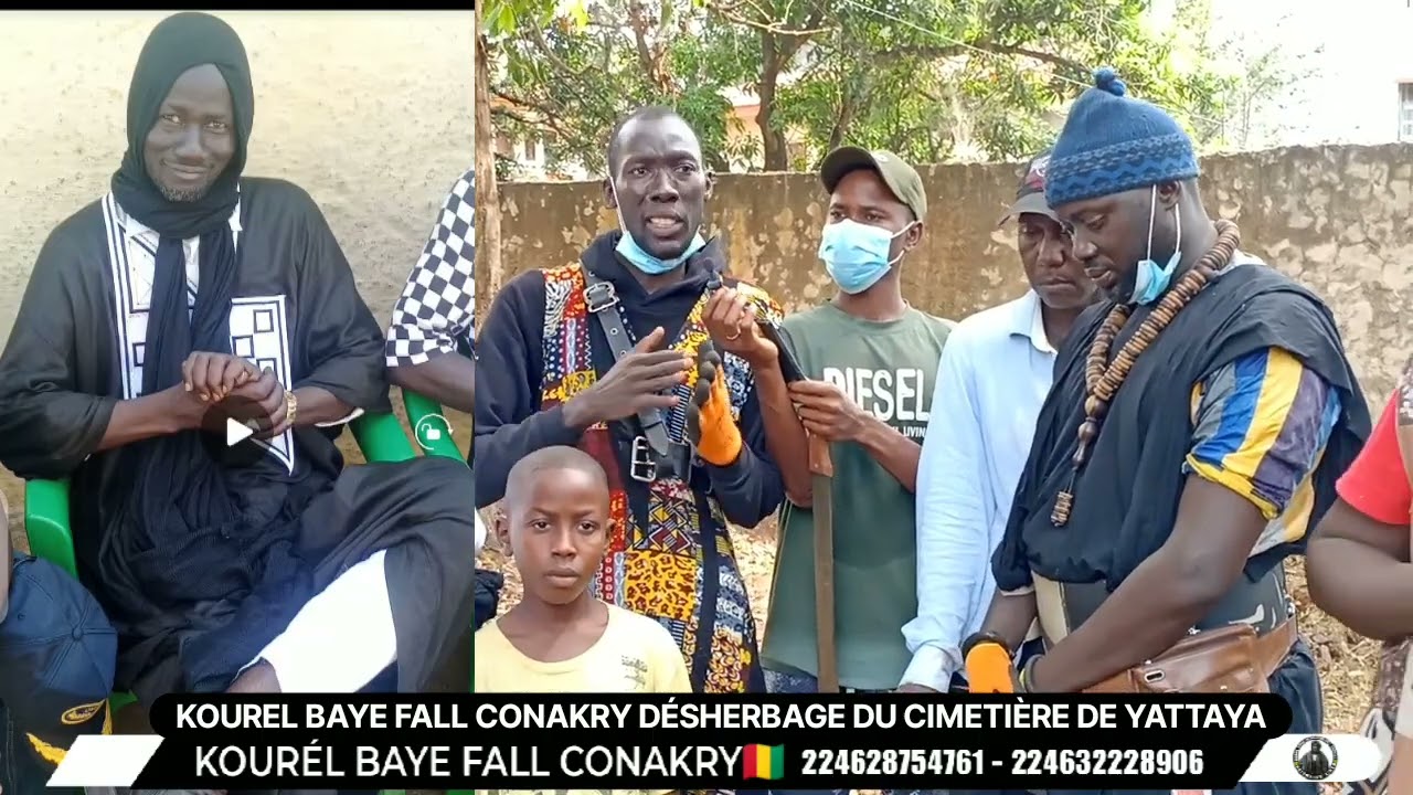 🚨KOUREL BAYE FALL CONAKRY DÉSHERBAGE DU CIMETIÈRE DE YATTAYA🇬🇳