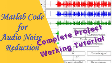 Audio Noise Reduction Using Wavelet Transform Matlab Project with Code