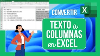 Cómo convertir textos en columnas | Tutorial Excel