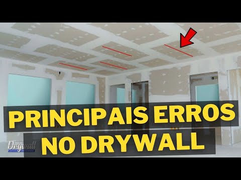 Vídeo: O drywall do teto deve ser perpendicular ou paralelo?