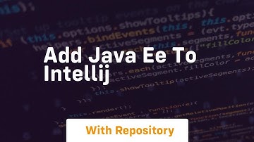 add java ee to intellij