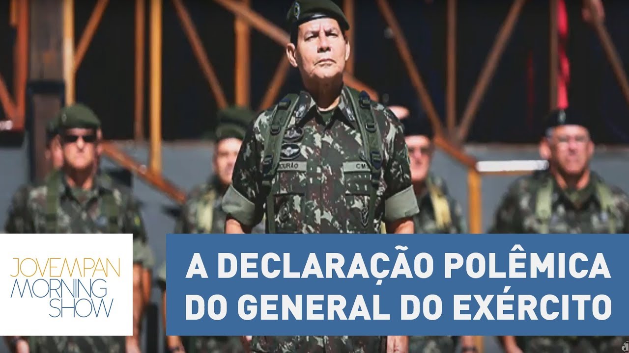 General do Exército Antônio Mourão não será punido após declaração polêmica