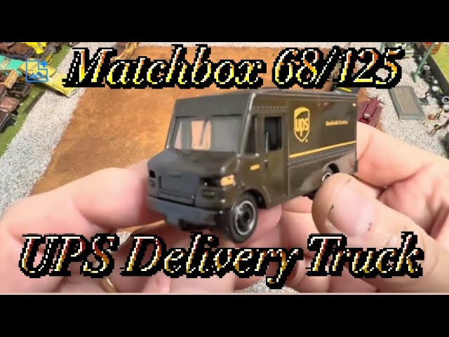 Matchbox #68/125 UPS Delivery Truck Quick diecast review and