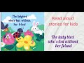 The ladybird who's lost without her friend | Read Aloud books | English Stories for kids