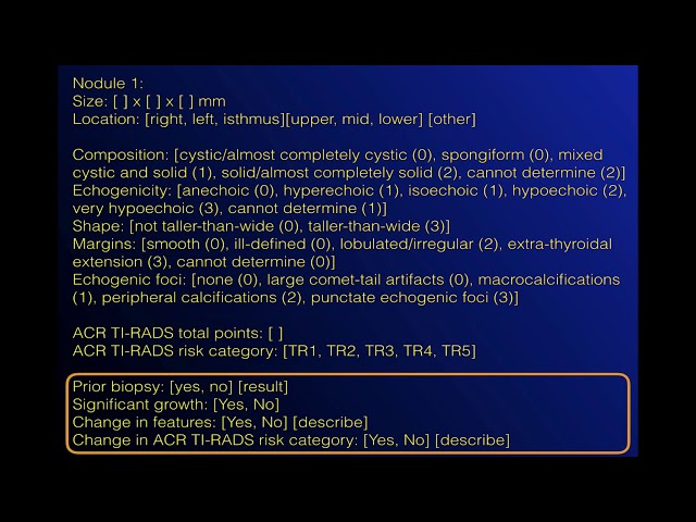 Ti Rads Chart