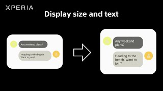 Vision Assist – Accessibility on Sony’s Xperia: Display size and text