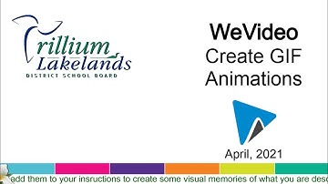 Use WeVideo to make an animated GIF