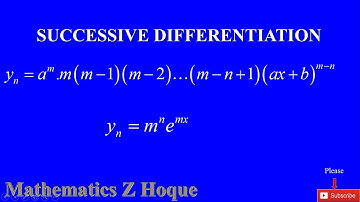 #1 Lecture 1|  Differential Calculus||Successive Differentiation 1||