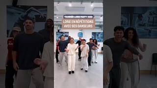 LORIE EN RÉPÉTITIONS AVEC SES DANSEURS ! #Tournée #LorieParty