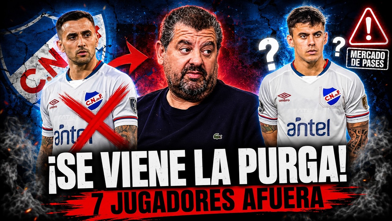 Nacional en alerta: la purga y 7 bajas que sacuden el plantel