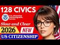 2026, 128 Civics Test Questions and Answers 2026 I U.S. citizenship interview I N400 Interview #n400