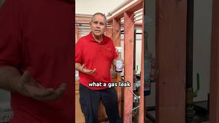 Have you used soap bubbles to detect a gas leak? #gasleak #shorts #plumbing #gas #gasleakage