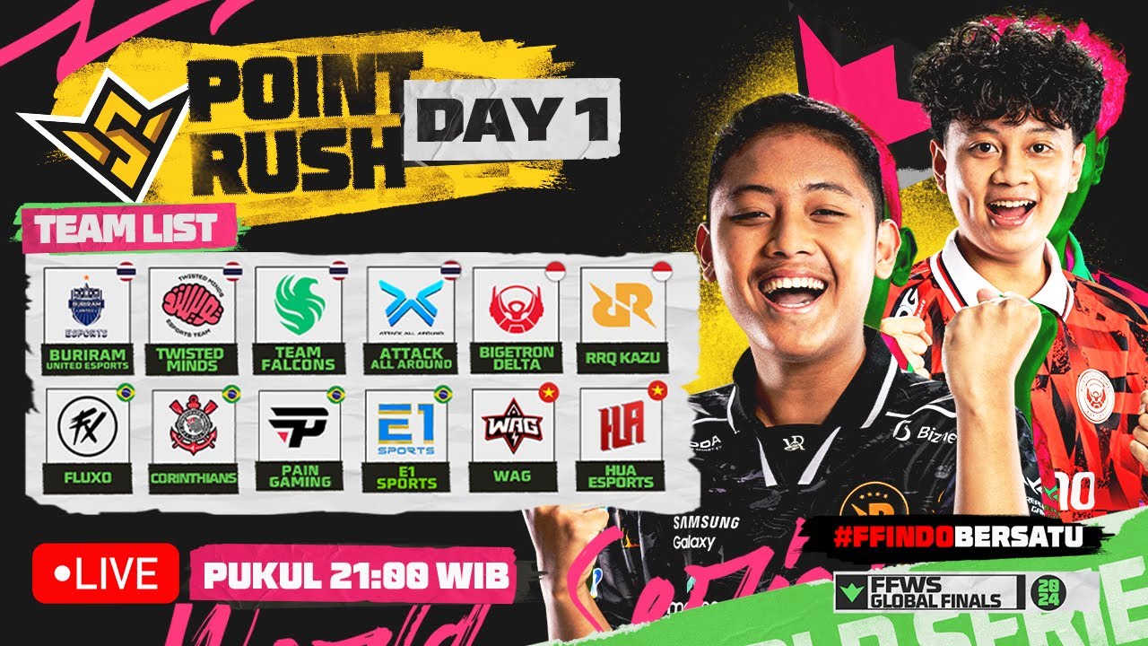 [ID] FFWS Global Finals 2024 - Point Rush Day 1 - YouTube