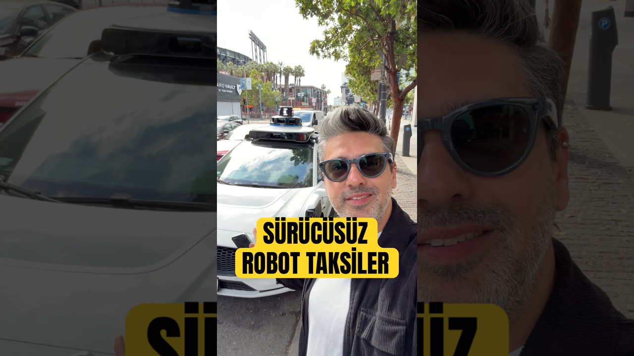 SÜRÜCÜSÜZ ROBOT TAKSİ #WAYMO DENEDİM!