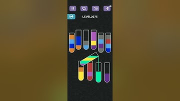 Water Sort puzzle level 2075