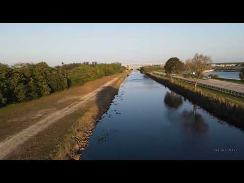 Markham Park canal flight. Sunrise Florida. 3/28/2023