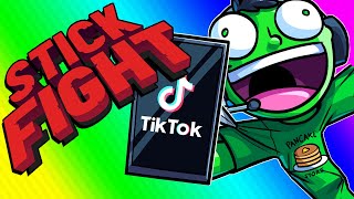 Stick Fight Funny Moments  Nogla Quits to be on Tik Tok!