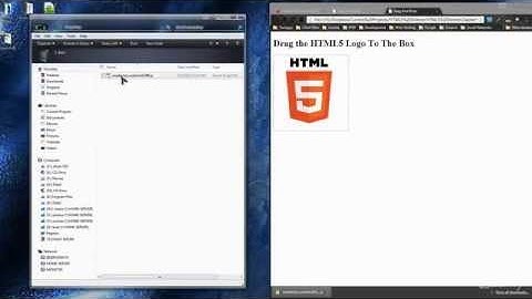 Học HTML5 : 21 -  HTML5 Feature Detection and Drag and Drop  Part 2