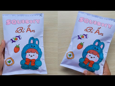 Video Hướng dẫn làm túi squishy bí ẩn| Unboxing squishy bí... - youtube