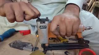 How to repair air staple gun. wood working. #repairstaplegun #staplegunrepair #repairnailgun #gun