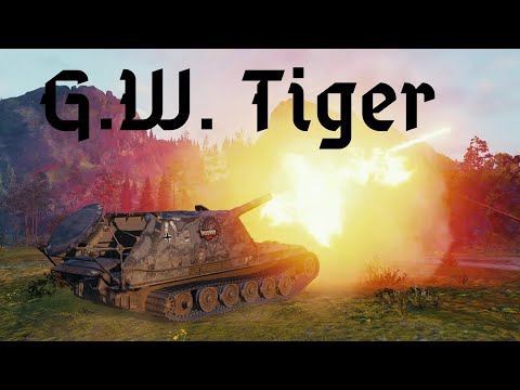 Видео: Арта G.W. Tiger. Игра на результат 😉😉. МИР ТАНКОВ.