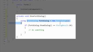 using for disposing resources (C# .NET)