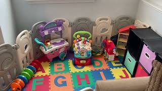 Review Of The Fortella Cloud Castle Foldable Playpen, Baby Play Yard With Activity Wall, 14 Panel