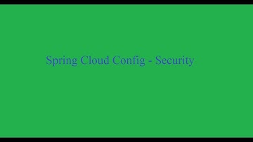 Spring Cloud Config Security