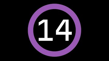 14-Second Countdown Timer - Dark Background + Circular Progress Bar + Ending Sound