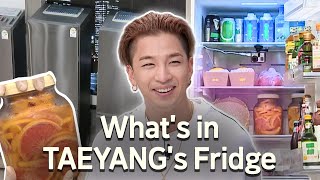 Download lagu What's in 'VIBE & 슝' TAEYANG's Fridge? (feat. his mom)🍈🍊 (ENG SUB) | Chef & My Fridge