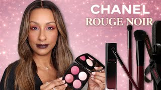 Chanel Rouge Noir Collection Try-On | Limited Edition Makeup, Brushes &amp; First Impressions