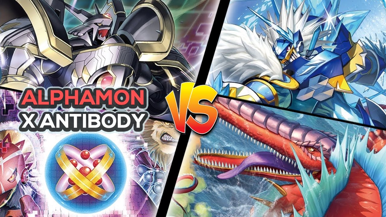 [DCGO] Alphamon Ouryuken vs Hexeblaumon & Leviamon | Digimon TCG ...