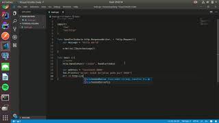 Pemrograman Web dengan Go -  2  Hello world