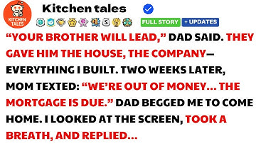 "Your Brother Will Lead," Dad Said. They Handed Him Everything. And Two Weeks Later…