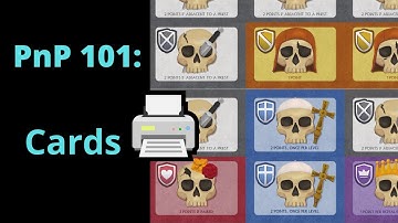 How to Make Print and Play Games Part 2: How to Make Playing Cards!